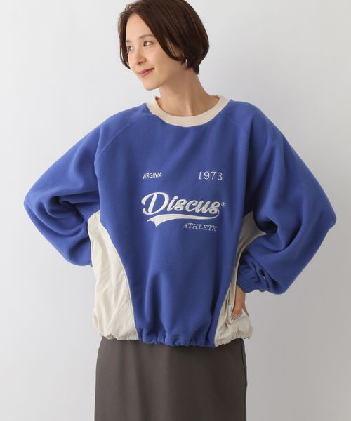 LEPSIM 【DISCUS/ディスカス】ロゴフリースプルオーバー ブルー FREE ウィメンズインナー レプシィム 131533 and ST アンドエスティ(旧ドットエスティ) LEPSIM 【DISCUS/ディスカス】ロゴフリースプルオーバー ブルー FREE ウィメンズインナー レプシィム 131533 and ST アンドエスティ(旧ドットエスティ)