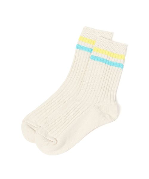 LEPSIM 【Healthknit/ヘルスニット】ラインソックス イエロー ウィメンズグッズ レプシィム 132008 and ST アンドエスティ(旧ドットエスティ) LEPSIM 【Healthknit/ヘルスニット】ラインソックス イエロー ウィメンズグッズ レプシィム 132008 and ST アンドエスティ(旧ドットエスティ)