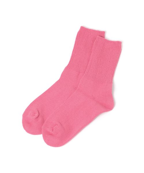 LEPSIM 【Healthknit/ヘルスニット】カラーソックス ピンク ウィメンズグッズ レプシィム 132012 and ST アンドエスティ(旧ドットエスティ) LEPSIM 【Healthknit/ヘルスニット】カラーソックス ピンク ウィメンズグッズ レプシィム 132012 and ST アンドエスティ(旧ドットエスティ)