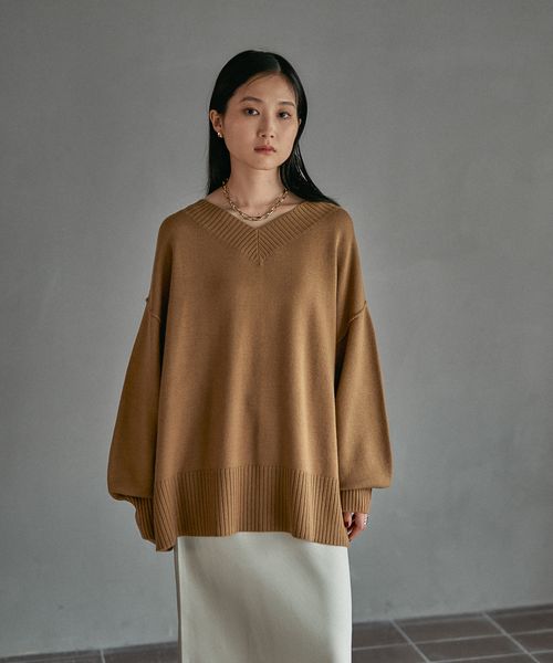 LEPSIM 7ゲージVネックプルオーバー【カラー予約】 ベージュ FREE ウィメンズインナー レプシィム 133269 and ST アンドエスティ(旧ドットエスティ) LEPSIM 7ゲージVネックプルオーバー【カラー予約】 ベージュ FREE ウィメンズインナー レプシィム 133269 and ST アンドエスティ(旧ドットエスティ)