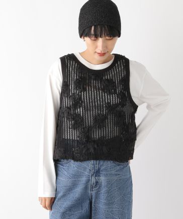 新品未使用　レプシィム 刺繍ベスト　ホワイト　完売品 m10103801000_1.jpg?1747750600