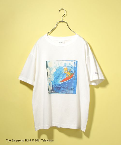 LEPSIM 【THE SIMPSONS/シンプソンズ】アソートプリントTシャツ ホワイト FREE スペシャルライン レプシィム 140524 and ST アンドエスティ(旧ドットエスティ) LEPSIM 【THE SIMPSONS/シンプソンズ】アソートプリントTシャツ ホワイト FREE スペシャルライン レプシィム 140524 and ST アンドエスティ(旧ドットエスティ)