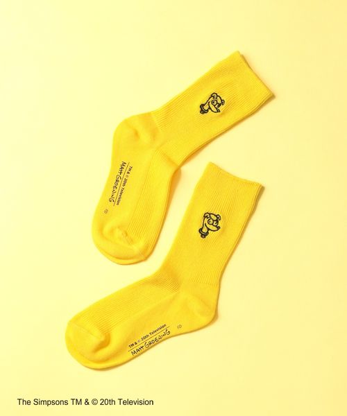 LEPSIM 【THE SIMPSONS/ザ・シンプソンズ】(KIDS)刺繍ソックス イエロー スペシャルライン レプシィム 143533 and ST アンドエスティ(旧ドットエスティ) LEPSIM 【THE SIMPSONS/ザ・シンプソンズ】(KIDS)刺繍ソックス イエロー スペシャルライン レプシィム 143533 and ST アンドエスティ(旧ドットエスティ)