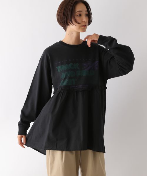 LEPSIM 切り替えリメイク風チュニック シルバー FREE ウィメンズインナー レプシィム 150323 and ST アンドエスティ(旧ドットエスティ) LEPSIM 切り替えリメイク風チュニック シルバー FREE ウィメンズインナー レプシィム 150323 and ST アンドエスティ(旧ドットエスティ)