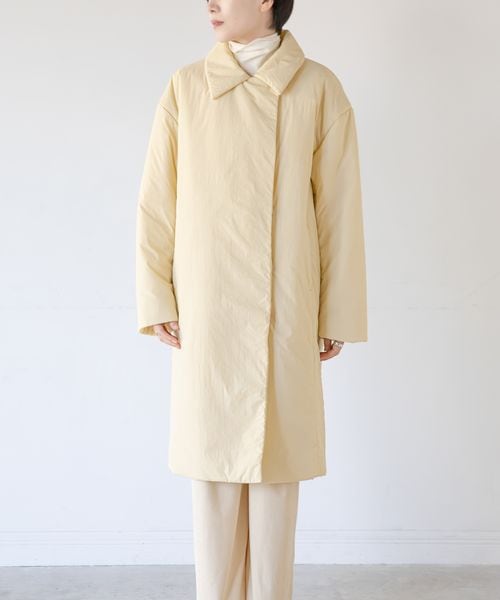中綿デザインコート