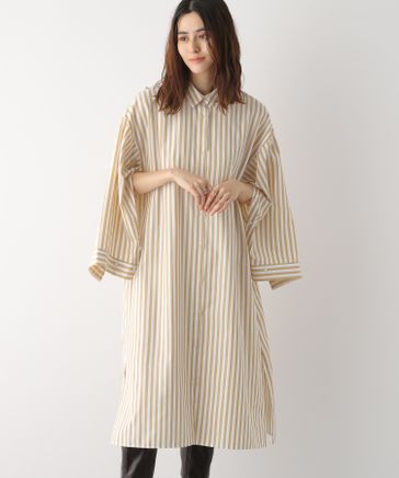 epa  エパ　Stripe skirt dress ストライプシャツワンピース