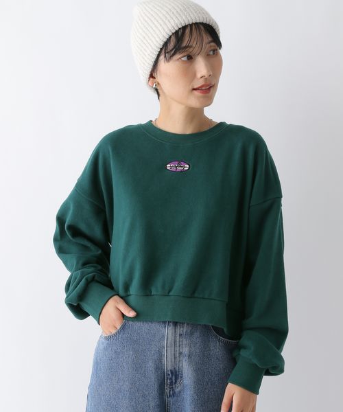LEPSIM ピーチ起毛刺繍プルオーバー グリーン FREE ウィメンズインナー レプシィム 249404 and ST アンドエスティ(旧ドットエスティ) LEPSIM ピーチ起毛刺繍プルオーバー グリーン FREE ウィメンズインナー レプシィム 249404 and ST アンドエスティ(旧ドットエスティ)