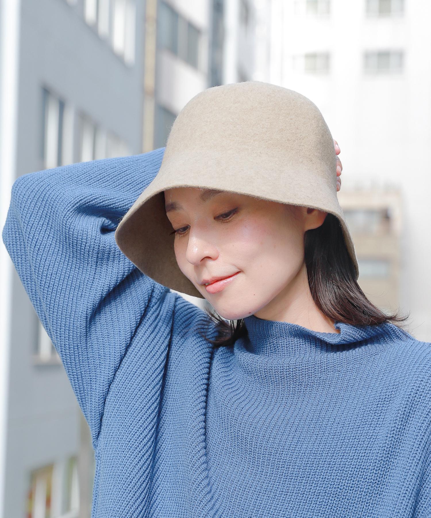 Acka original charm bucket hat バケハ ブラック - 帽子