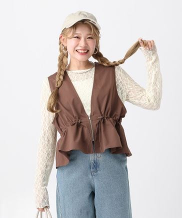WEB限定販売／【ゆきは企画】ギャザー2WAYベスト | [公式]レプシィム