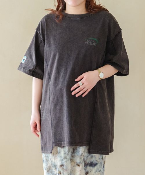 産前・産後対応】マタニティ／接ぎチュニックワンピース | [公式