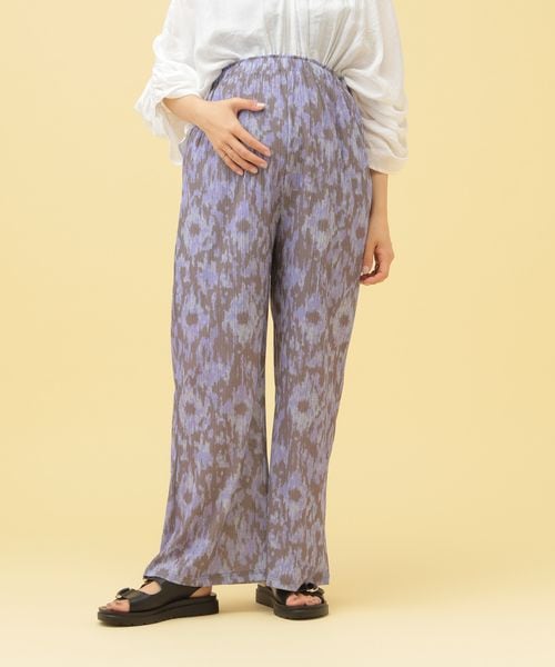 LEPSIM 【産前・産後対応】マタニティ/柄ストレートパンツ その他2 FREE マタニティ レプシィム 451266 and ST アンドエスティ(旧ドットエスティ) LEPSIM 【産前・産後対応】マタニティ/柄ストレートパンツ その他2 FREE マタニティ レプシィム 451266 and ST アンドエスティ(旧ドットエスティ)