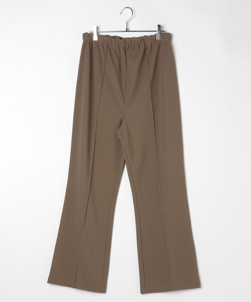 LEPSIM 【産前・産後対応】マタニティ/ピンタックフレアパンツ25SS ブラウン FREE マタニティ レプシィム 492413 and ST アンドエスティ(旧ドットエスティ) LEPSIM 【産前・産後対応】マタニティ/ピンタックフレアパンツ25SS ブラウン FREE マタニティ レプシィム 492413 and ST アンドエスティ(旧ドットエスティ)