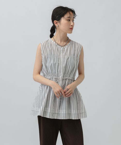 LEPSIM ウエストシャーリングノースリブラウス2 ナチュラル FREE ウィメンズインナー レプシィム 575320 and ST アンドエスティ(旧ドットエスティ) LEPSIM ウエストシャーリングノースリブラウス2 ナチュラル FREE ウィメンズインナー レプシィム 575320 and ST アンドエスティ(旧ドットエスティ)