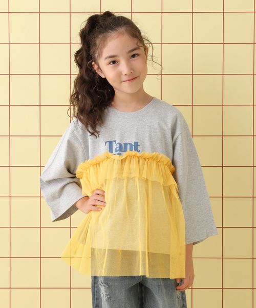 LEPSIM 【KIDS】ロゴチュール7分袖プルオーバー グレー マタニティ レプシィム 579115 and ST アンドエスティ(旧ドットエスティ) LEPSIM 【KIDS】ロゴチュール7分袖プルオーバー グレー マタニティ レプシィム 579115 and ST アンドエスティ(旧ドットエスティ)