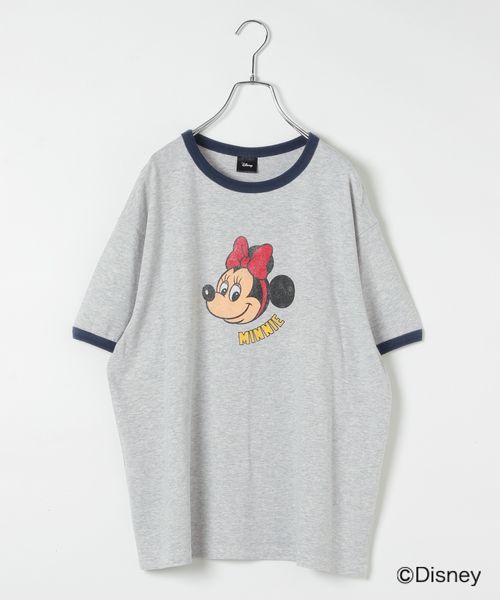LEPSIM 【Disney】MICKEYリンガーT グレー FREE ウィメンズインナー レプシィム 580962 and ST アンドエスティ(旧ドットエスティ) LEPSIM 【Disney】MICKEYリンガーT グレー FREE ウィメンズインナー レプシィム 580962 and ST アンドエスティ(旧ドットエスティ)