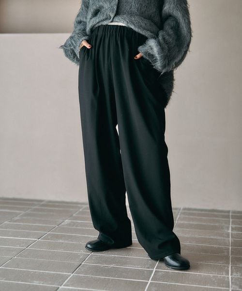 LEPSIM ウールライクコクーンパンツ【カラー予約】 ブラック ウィメンズボトムス レプシィム 581653 and ST アンドエスティ(旧ドットエスティ) LEPSIM ウールライクコクーンパンツ【カラー予約】 ブラック ウィメンズボトムス レプシィム 581653 and ST アンドエスティ(旧ドットエスティ)