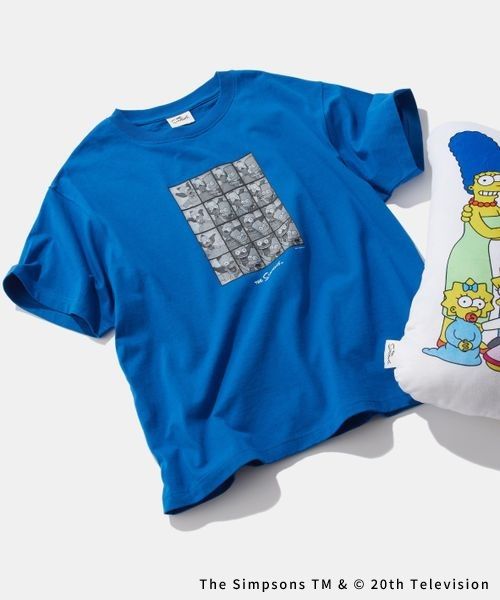 LEPSIM 【THE SIMPSONS/ザ・シンプソンズ】アソートプリントTSS ブルー FREE スペシャルライン レプシィム 586556 and ST アンドエスティ(旧ドットエスティ) LEPSIM 【THE SIMPSONS/ザ・シンプソンズ】アソートプリントTSS ブルー FREE スペシャルライン レプシィム 586556 and ST アンドエスティ(旧ドットエスティ)