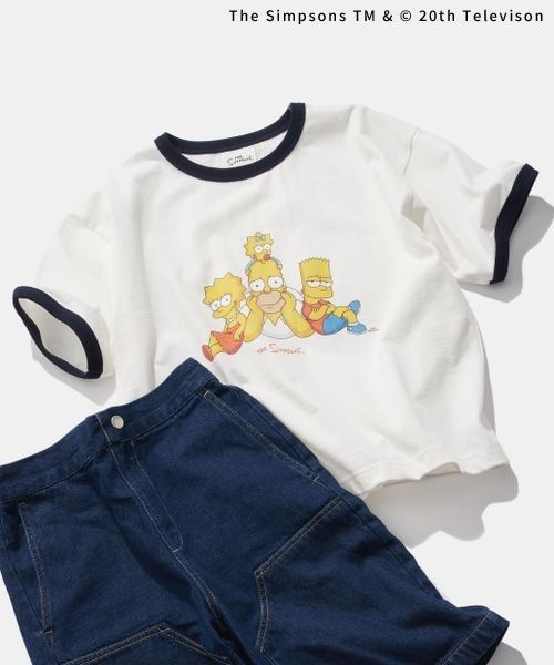 LEPSIM 【THE SIMPSONS/ザ・シンプソンズ】【KIDS】アソートプリントTSS ホワイト スペシャルライン レプシィム 586561 and ST アンドエスティ(旧ドットエスティ) LEPSIM 【THE SIMPSONS/ザ・シンプソンズ】【KIDS】アソートプリントTSS ホワイト スペシャルライン レプシィム 586561 and ST アンドエスティ(旧ドットエスティ)