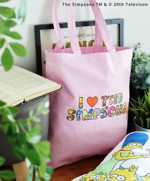 LEPSIM 【THE SIMPSONS/ザ・シンプソンズ】トートバッグ ピンク スペシャルライン レプシィム 586589 and ST アンドエスティ(旧ドットエスティ) LEPSIM 【THE SIMPSONS/ザ・シンプソンズ】トートバッグ ピンク スペシャルライン レプシィム 586589 and ST アンドエスティ(旧ドットエスティ)