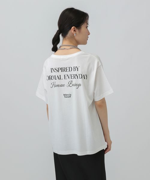 LEPSIM ロゴ刺繍プリントT オフホワイト FREE ウィメンズインナー レプシィム 588075 and ST アンドエスティ(旧ドットエスティ) LEPSIM ロゴ刺繍プリントT オフホワイト FREE ウィメンズインナー レプシィム 588075 and ST アンドエスティ(旧ドットエスティ)