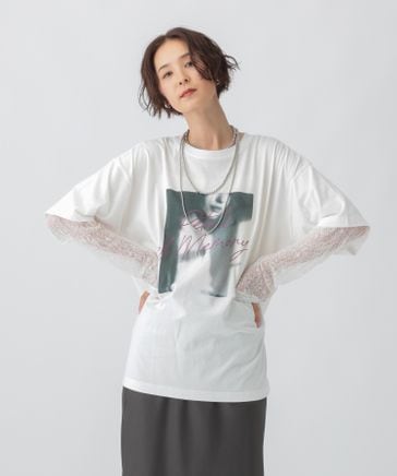 LEPSIM フォトプリント袖レイヤーＴ　完売品 フォトプリント袖レイヤーT | [公式]レプシィム （LEPSIM）通販