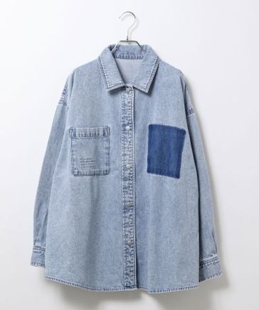 WEB先行予約】刺繍BIGデニムシャツ | [公式]レプシィム （LEPSIM）通販