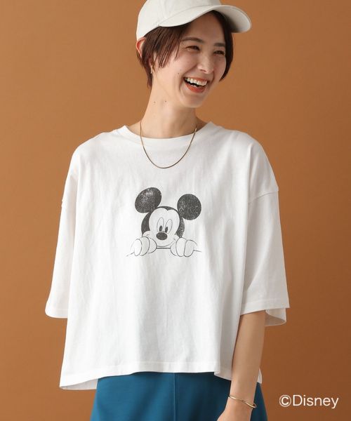 MICKEY/ショートワイドTシャツ