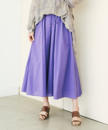 【新品・タグ付】LEPSIM 軽やかコットンスカーチョ　F 新品・タグ付】LEPSIM 軽やかコットンスカーチョ F サラッと快適な履き