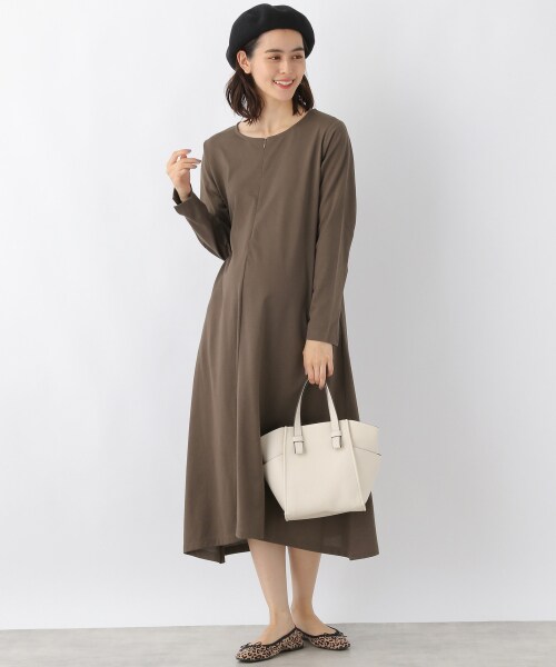 マタニティ カットzipbigワンピース 公式 レプシィム Lepsim 通販