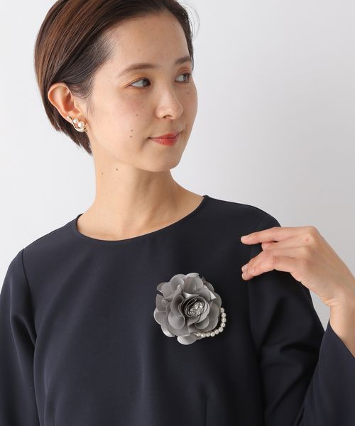 LEPSIM サテンコサージュ シルバー ウィメンズグッズ レプシィム 993828 and ST アンドエスティ(旧ドットエスティ) LEPSIM サテンコサージュ シルバー ウィメンズグッズ レプシィム 993828 and ST アンドエスティ(旧ドットエスティ)