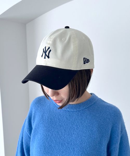 NEW YORK NY刺繍キャップ／ベージュ☆新品未使用☆ - 帽子
