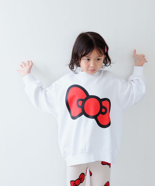 LOWRYS FARM KIDS【HELLO KITTY 】ウラケプルオーバー オフホワイト キッズ ローリーズファーム 100800 and ST アンドエスティ(旧ドットエスティ) LOWRYS FARM KIDS【HELLO KITTY 】ウラケプルオーバー オフホワイト キッズ ローリーズファーム 100800 and ST アンドエスティ(旧ドットエスティ)