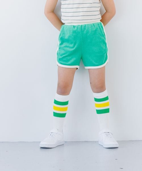 LOWRYS FARM 【KIDS】パイルショートパンツ グリーン キッズ ローリーズファーム 109062 and ST アンドエスティ(旧ドットエスティ) LOWRYS FARM 【KIDS】パイルショートパンツ グリーン キッズ ローリーズファーム 109062 and ST アンドエスティ(旧ドットエスティ)