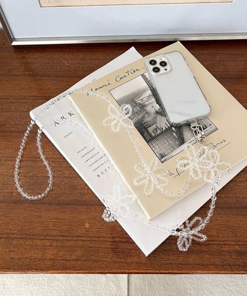 LOWRYS FARM 【Me%】【ストラップシート付き】オハナビーズモバイルショルダーストラップ オフホワイト ウィメンズグッズ_MP ローリーズファーム 109516 and ST アンドエスティ(旧ドットエスティ) LOWRYS FARM 【Me%】【ストラップシート付き】オハナビーズモバイルショルダーストラップ オフホワイト ウィメンズグッズ_MP ローリーズファーム 109516 and ST アンドエスティ(旧ドットエスティ)