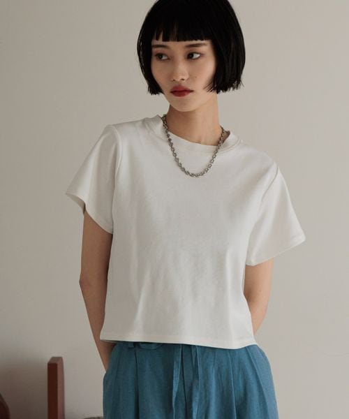 LOWRYS FARM フライスチビTシャツSS オフホワイト FREE ウィメンズインナー ローリーズファーム 111954 and ST アンドエスティ(旧ドットエスティ) LOWRYS FARM フライスチビTシャツSS オフホワイト FREE ウィメンズインナー ローリーズファーム 111954 and ST アンドエスティ(旧ドットエスティ)
