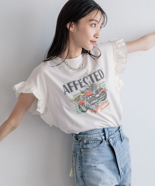 ローリーズファーム メンズ トップ tシャツ