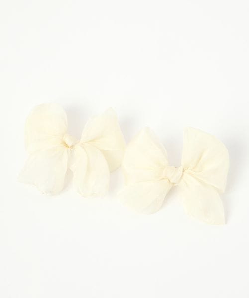 LOWRYS FARM シフォンリボンピアス ナチュラル ウィメンズグッズ ローリーズファーム 130114 and ST アンドエスティ(旧ドットエスティ) LOWRYS FARM シフォンリボンピアス ナチュラル ウィメンズグッズ ローリーズファーム 130114 and ST アンドエスティ(旧ドットエスティ)