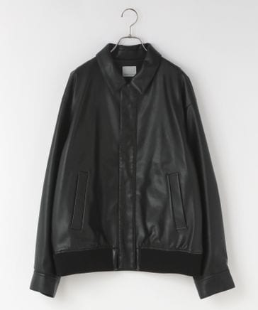 ローリーズファーム ラムレザー ダブルライダース ブラック M