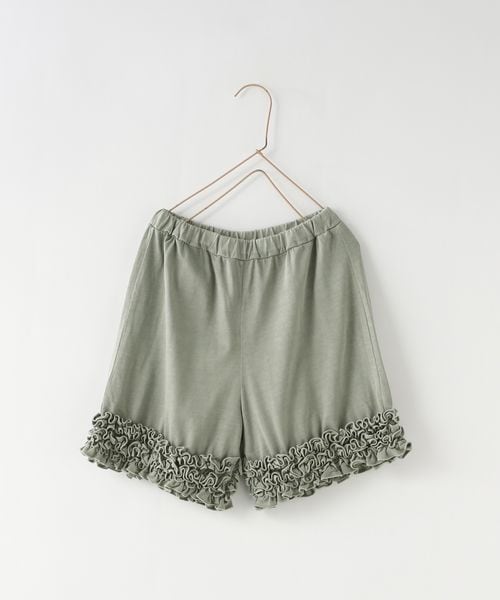 LOWRYS FARM 【KIDS】スソフリルショートパンツ グリーン キッズ ローリーズファーム 134959 and ST アンドエスティ(旧ドットエスティ) LOWRYS FARM 【KIDS】スソフリルショートパンツ グリーン キッズ ローリーズファーム 134959 and ST アンドエスティ(旧ドットエスティ)