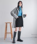 ウールライクヘリンボーンミドルコート | [公式]ローリーズ