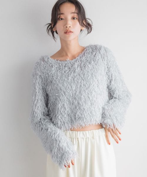 LOWRYS FARM 【前後着用可能】フェザー2WAYカーディガン グレー ウィメンズインナー ローリーズファーム 136581 and ST アンドエスティ(旧ドットエスティ) LOWRYS FARM 【前後着用可能】フェザー2WAYカーディガン グレー ウィメンズインナー ローリーズファーム 136581 and ST アンドエスティ(旧ドットエスティ)