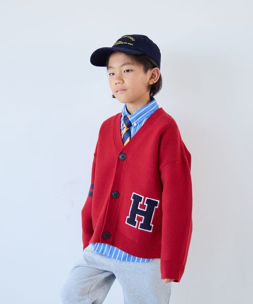 LOWRYS FARM 【KIDS】レタードカーディガン レッド キッズ ローリーズファーム 143655 and ST アンドエスティ(旧ドットエスティ) LOWRYS FARM 【KIDS】レタードカーディガン レッド キッズ ローリーズファーム 143655 and ST アンドエスティ(旧ドットエスティ)