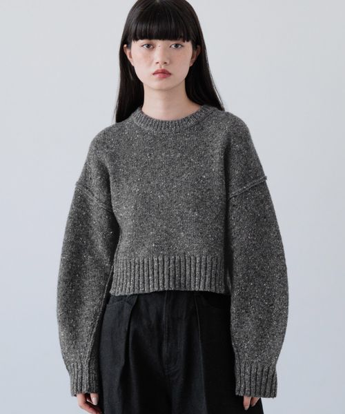 LOWRYS FARM 【yuw】MIXネップクロップドプルオーバー チャコールグレー FREE スペシャルライン ローリーズファーム 148850 and ST アンドエスティ(旧ドットエスティ) LOWRYS FARM 【yuw】MIXネップクロップドプルオーバー チャコールグレー FREE スペシャルライン ローリーズファーム 148850 and ST アンドエスティ(旧ドットエスティ)