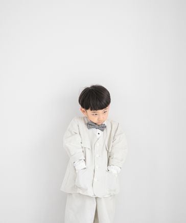 【KIDS】コットンミリタリーシャツジャケット