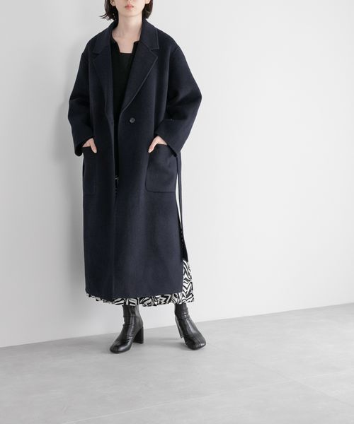 トップシークレット A WOOL RIVER COAT ネイビー 1サイズ - 通販