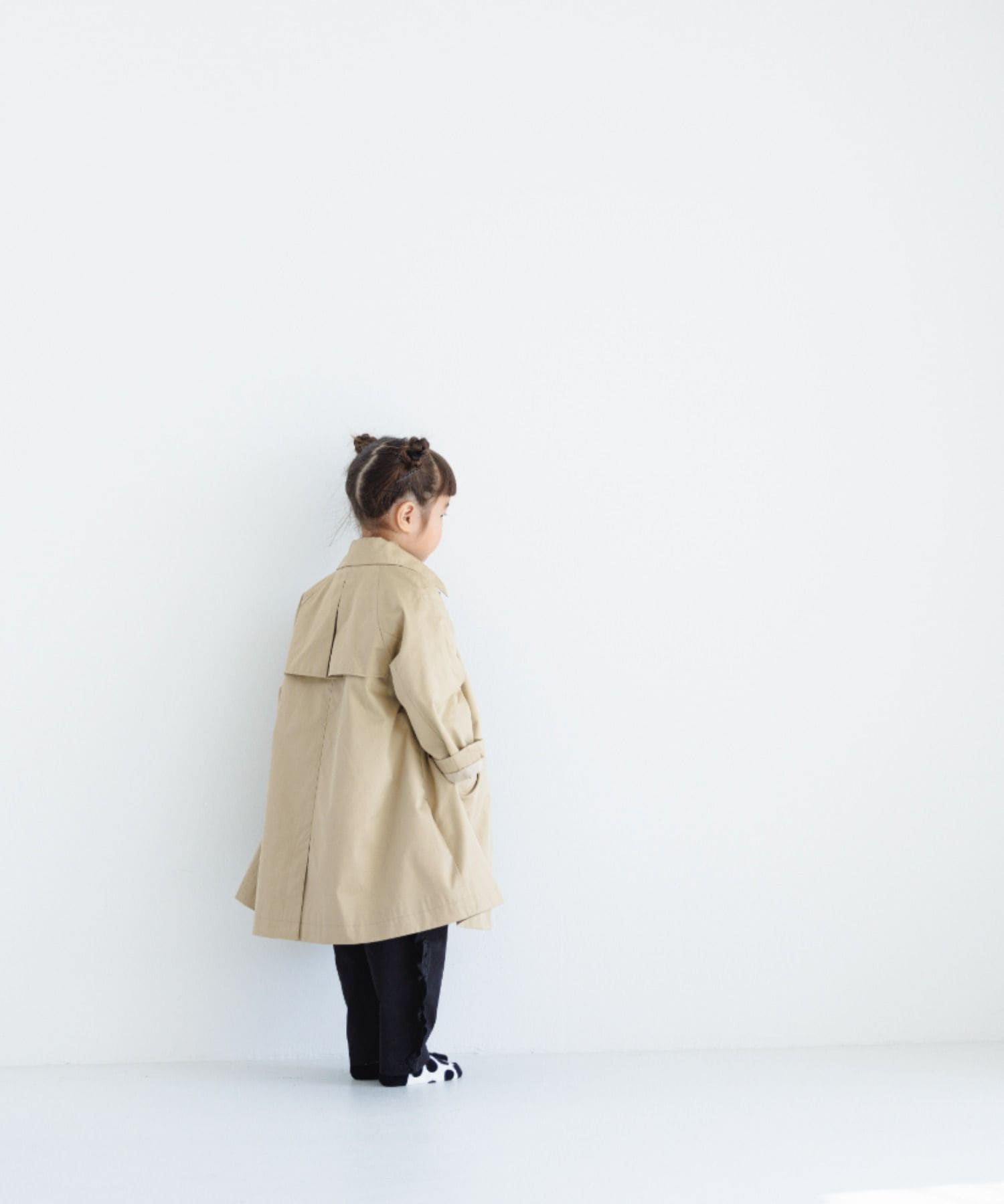 ZARA kids大人顔負けネイビートレンチコート！160