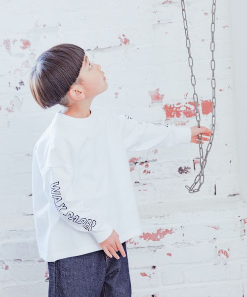 KIDS】WAX PAPERメニュープリントロングTシャツ | [公式]ローリーズ