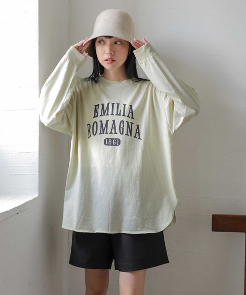 ローリズファーム LOWRYSFARM ロンＴ 白 - Tシャツ