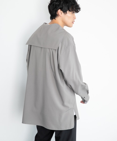 【MENS】クリアトロセーラーカラーシャツ Ｍ