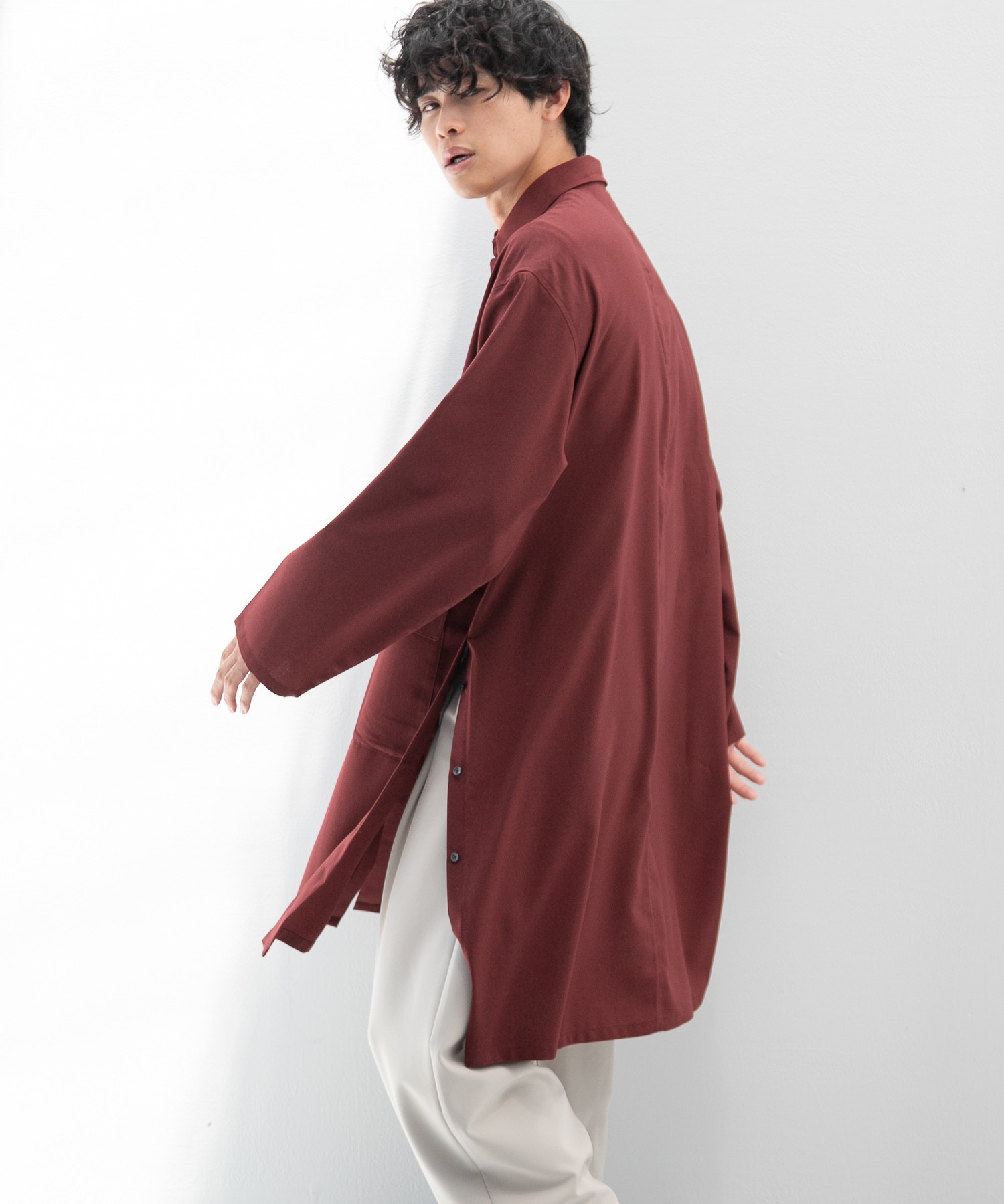 【MENS】ロングシャツジャケット | [公式]ローリーズファーム 